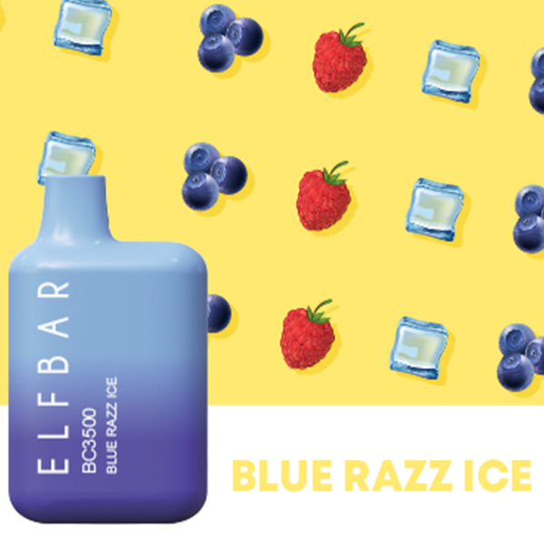 Elf Bar 4000 puffs Pod Descartável - Blue Razz Ice