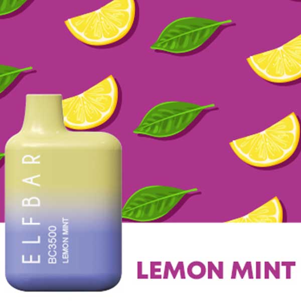 Elf Bar 4000 puffs Pod Descartável - Lemon Mint