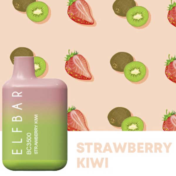 Elf Bar 4000 puffs Pod Descartável - Strawberry Kiwi