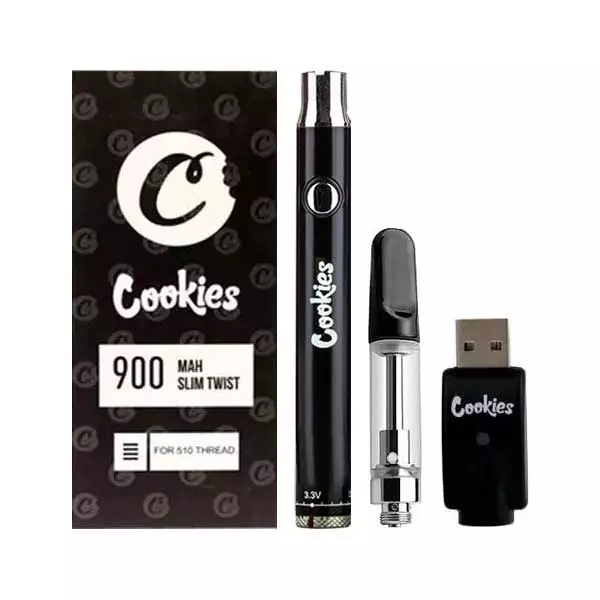 Kit Tank + Bateria Cookies 510 Twist 900mAh