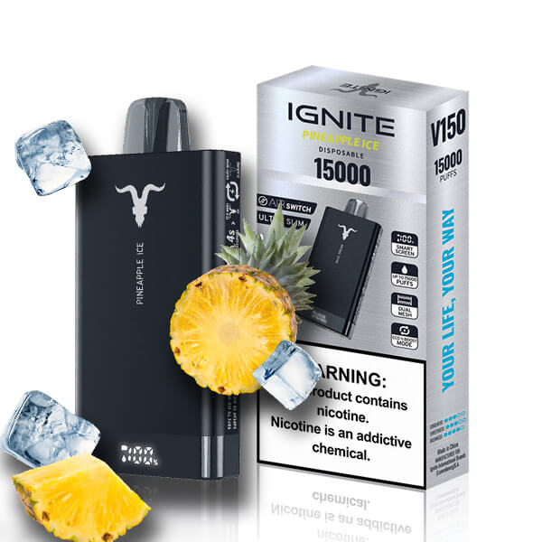 Pineapple Ice Ignite V150 Pod Descartável 15000puffs