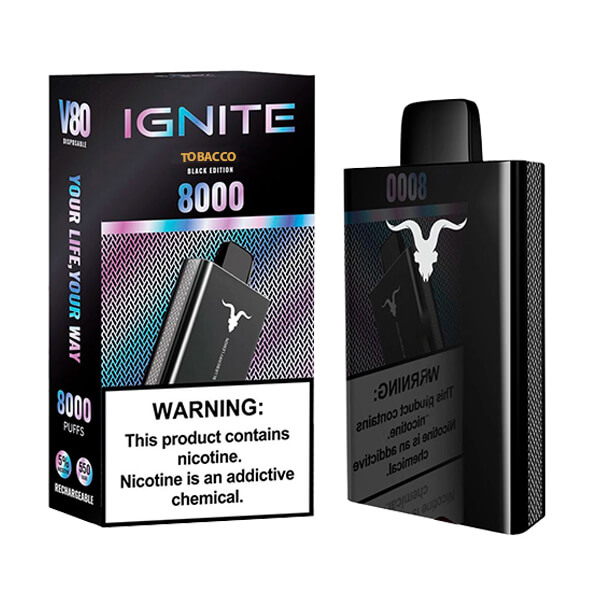 Tobacco Ignite V80 Pod Descartável 8000puffs